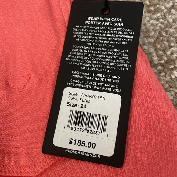 NWT Hudson Barbara Super Skinny Colored Jeans - Picture 4 of 6